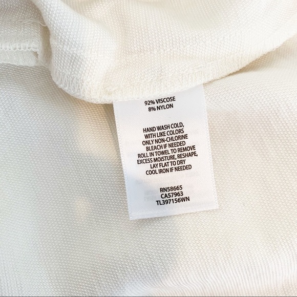 Leith White Ivory High Waisted Shorts Nordstrom - Picture 9 of 9